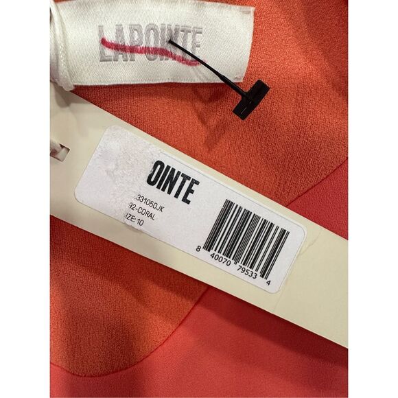 NWT LAPOINTE Pebble Crepe Cut-Out Dress Size US 10 $1490 - Picture 7 of 8